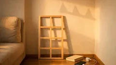 Come creare un mini tavolino angolare DIY con due listelli e tre ripiani