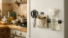 Clip magnetiche: 3 idee geniali per liberare spazio in cucina e bagno senza forare