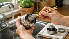 Il trucco della retina per pulire il fondo della borraccia in 2 minuti