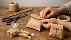 Come trasformare una busta kraft in una bustina regalo sigillabile in 3 mosse