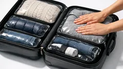 Come piegare i vestiti invernali per risparmiare spazio in valigia